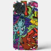 Coques Case-Mate iPhone un lutteur de diabolisation. 般 若 レ (Verso)