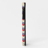 Coques Case-Mate iPhone Un motif d'amour de chouette (Dos/Gauche)