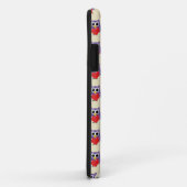 Coques Case-Mate iPhone Un motif d'amour de chouette (Dos/Droite)