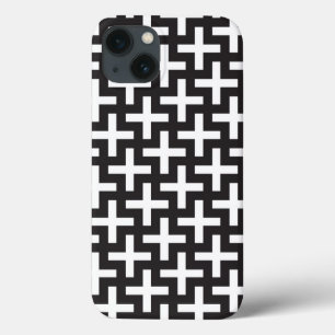 Etui iPhone Case-Mate Un motif de b&w fait avec signe "plus"