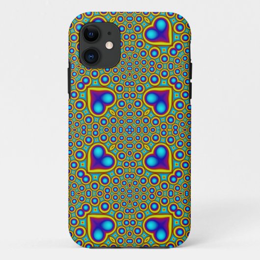 Coques Case-Mate iPhone Un motif de cercles et de cordes (Dos)