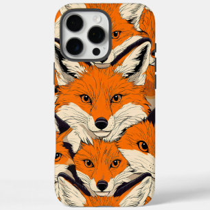 Coques iPhone 16 Pro Max Un Motif de renard dynamique : une conception capt