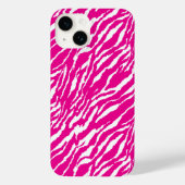 Coques Case-Mate iPhone Un motif floral complexe en rose et blanc, art (Verso)