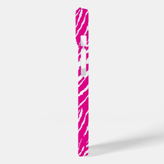 Coques Case-Mate iPhone Un motif floral complexe en rose et blanc, art (Verso / Gauche)