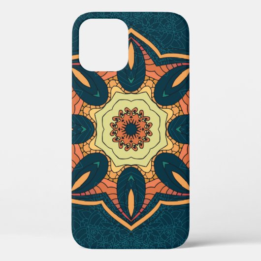 Coques Case-Mate iPhone Un motif sans couture ethnique avec mandala. illus (Verso)
