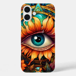 COQUES iPhone 16 PLUS UN OEIL UNIQUE COULEUR EN COULEUR CLAIR