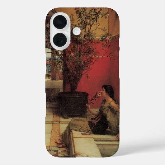 Coques Case-Mate iPhone Un Oleander par Alma Tadema, Fleurs Vintage (Verso)