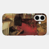 Coques Case-Mate iPhone Un Oleander par Alma Tadema, Fleurs Vintage (Verso (horizontal))
