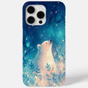 Coque iPhone 15 Pro Max Un ours polaire dans un monde merveilleux et fanta