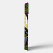 Coques Case-Mate iPhone Un papillon de vice-roi sur les fleurs roses (Verso / Droite)