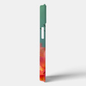 Coques Case-Mate iPhone Un papillon de vice-roi sur un Zinnia (Verso / Droite)