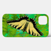 Coques Case-Mate iPhone Un papillon swallowtail atterrissant (Verso (horizontal))