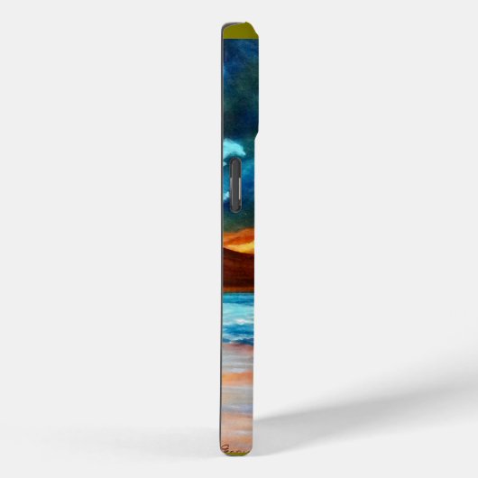 Coques Case-Mate iPhone Un paysage marin tropical brillant (Verso / Droite)