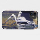 Coques Case-Mate iPhone Un Pélican décolle (Dos (Horizontal))