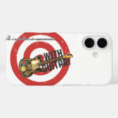 Coques Case-Mate iPhone Un PSA... avec la guitare ! (Verso (horizontal))
