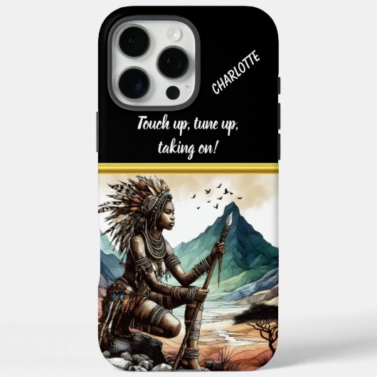 Coques Case-Mate iPhone Un puissant esprit guerrier lié à la nature (Verso)