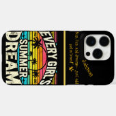 Coques Case-Mate iPhone Un rêve d'été audacieux (Verso (horizontal))