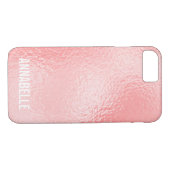 Coques Case-Mate iPhone Un rose brillant et chic et brillant, ajoutez votr (Dos (Horizontal))
