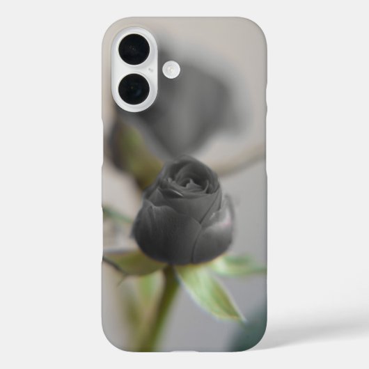 Coques Case-Mate iPhone Un rose noir pour votre amour (Verso)