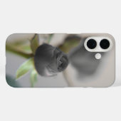 Coques Case-Mate iPhone Un rose noir pour votre amour (Verso (horizontal))