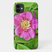 Coques Case-Mate iPhone Un Rose sauvage (Dos)