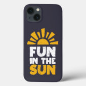 Coques Case-Mate iPhone Un signe qui dit plaisir sur le soleil (Verso)