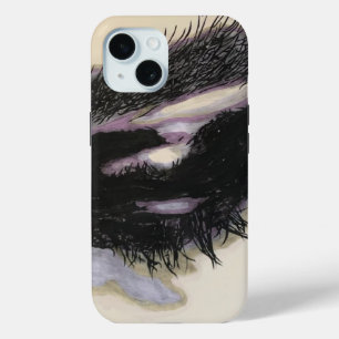 Coque Pour iPhone 15 'Un souvenir dans l'obscurité' Tableau sur un