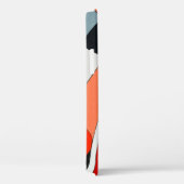 Coques Case-Mate iPhone Un tableau abstrait de noir, blanc et re (Verso / Droite)