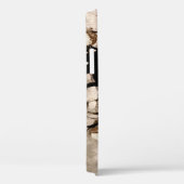 Coques Case-Mate iPhone Un tigre d'image 3d émerge des wallti détruits (Verso / Droite)