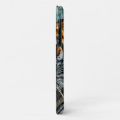 Coques Case-Mate iPhone Un tigre qui traverse (Dos/Gauche)