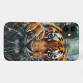 Coques Case-Mate iPhone Un tigre qui traverse (Dos (Horizontal))