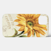 Coques Case-Mate iPhone Un tournesol en pleine floraison (Verso (horizontal))