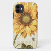 Coques Case-Mate iPhone Un tournesol jaune (Dos)