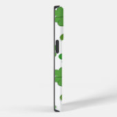 Coques Case-Mate iPhone Un trèfle vert chanceux. Shamrock hiérarchique. (Verso / Droite)
