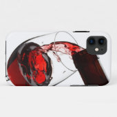 Coques Case-Mate iPhone Un verre de vin rouge (Dos (Horizontal))