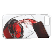 Coques Case-Mate iPhone Un verre de vin rouge (Dos (Horizontal))