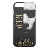 Coques Case-Mate iPhone Un visage endormi à mi-ombre (Dos)