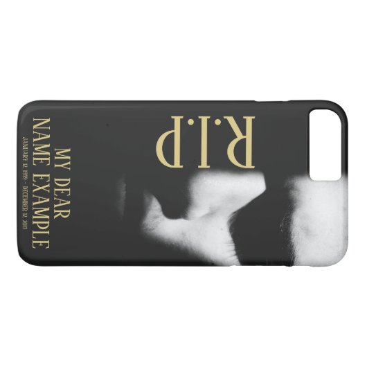Coques Case-Mate iPhone Un visage endormi à mi-ombre (Dos (Horizontal))