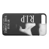 Coques Case-Mate iPhone Un visage endormi dans une demi-ombre (Dos (Horizontal))