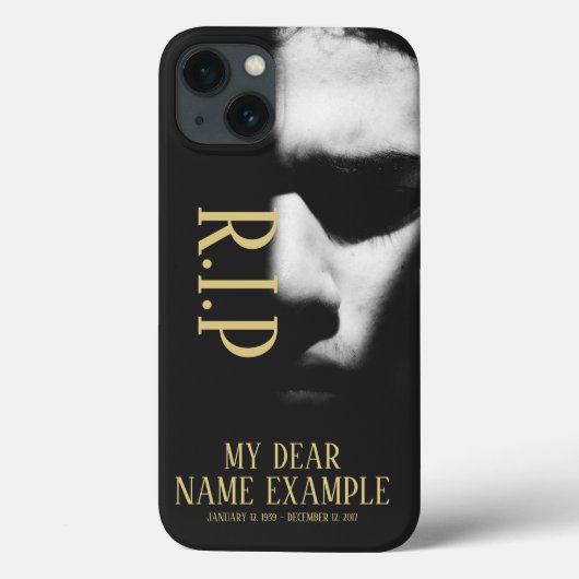Coques Case-Mate iPhone Un visage endormi dans une demi-ombre (Verso)