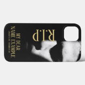 Coques Case-Mate iPhone Un visage endormi dans une demi-ombre (Verso (horizontal))