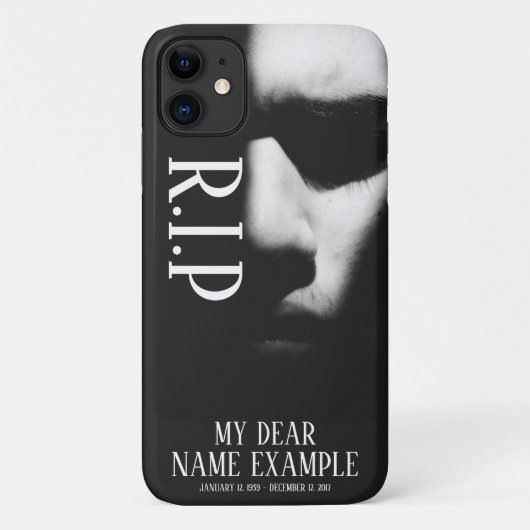Coques Case-Mate iPhone Un visage endormi dans une demi-ombre (Dos)