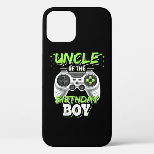 Coques Case-Mate iPhone Uncle of the Birthday Boy Matching jeu vidéo (Verso)