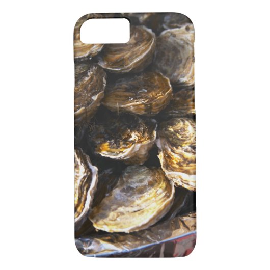 Coques Case-Mate iPhone Une assiette d'huîtres. (Dos)