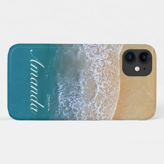 Coques Case-Mate iPhone Une avec la plage (Dos (Horizontal))
