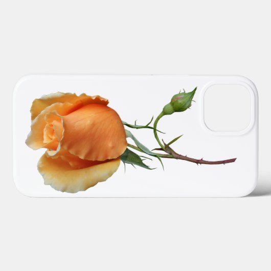 Coques Case-Mate iPhone Une bouture de rose unique (Verso (horizontal))