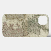 Coques Case-Mate iPhone Une carte complète des îles britanniques (Verso (horizontal))