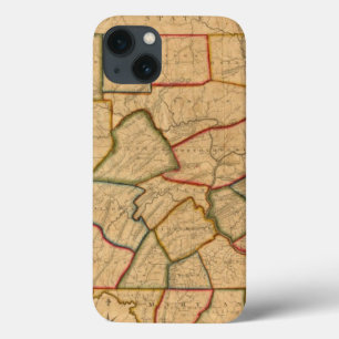 Case-Mate iPhone Case Une carte de l'état de la Pennsylvanie