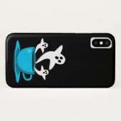 Coques Case-Mate iPhone Une coupe de café fumeur fantôme (Dos (Horizontal))