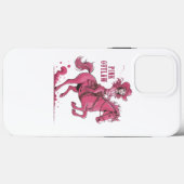 Coques Case-Mate iPhone Une cowgirl confiante à cheval (Verso (horizontal))